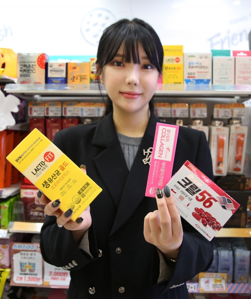 GS25 ‘크릴56’, ‘에버콜라겐’ 전용상품으로 개발