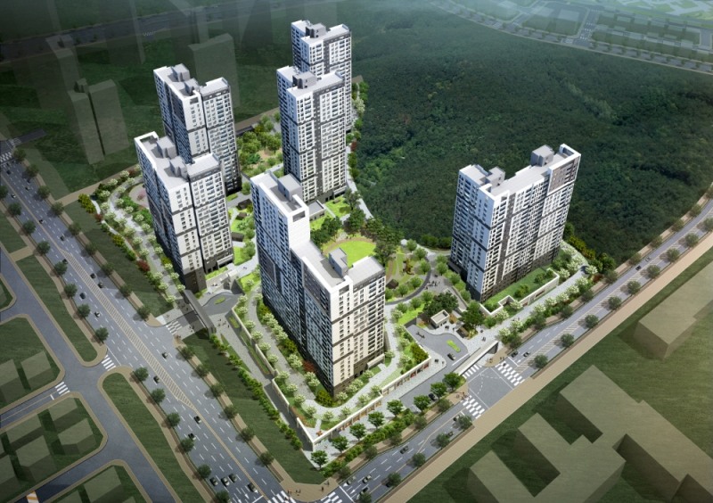 과천 르센토 데시앙(S5블록) 조감도.(사진=대우건설)