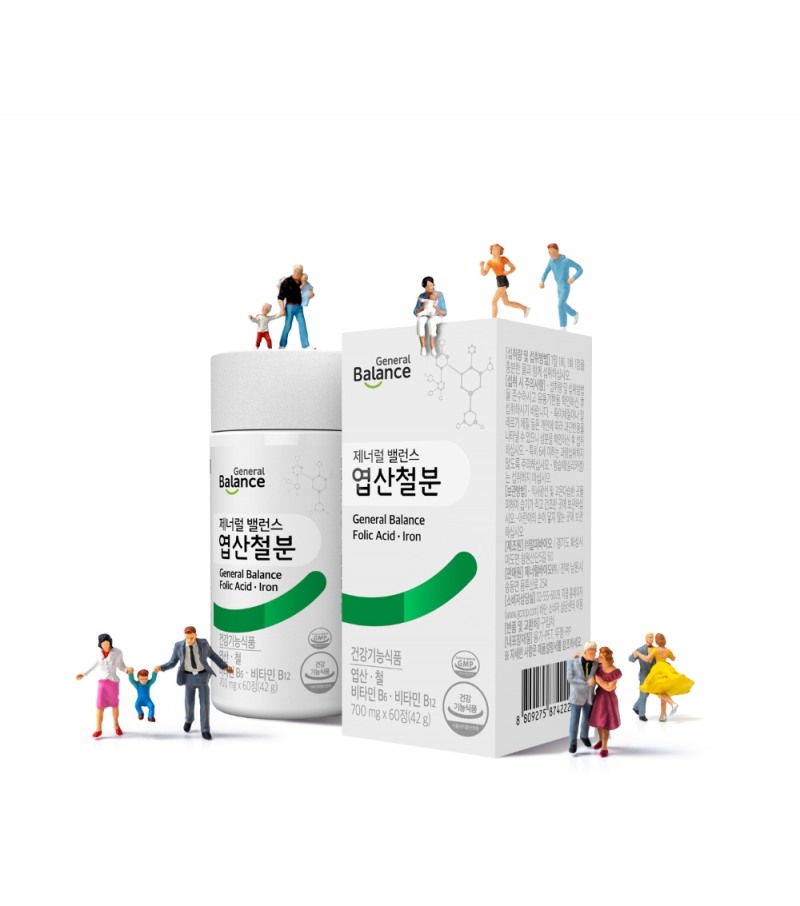 지쿱, 복합 기능성 ‘제너럴 밸런스 엽산철분’ 출시