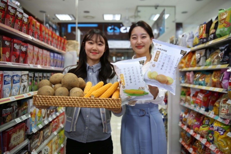 GS25,강원도 햇농산물로 만든 PB 과자 2종 선보여