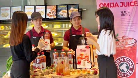 aT, 필리핀 탐앤탐스 카페에 K-오미자 신메뉴 4종 런칭