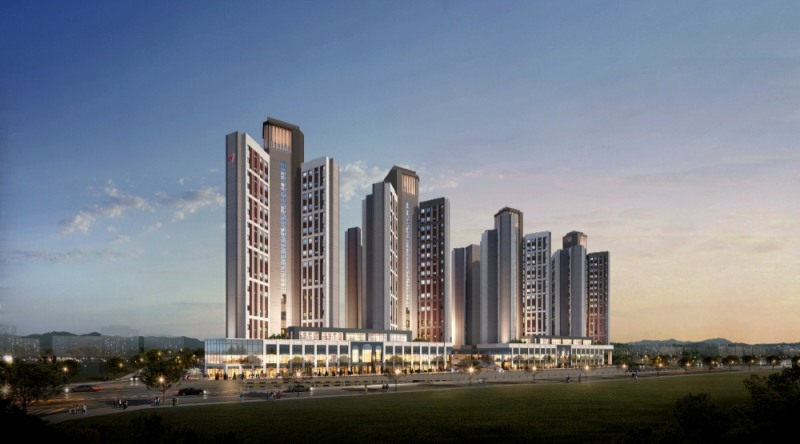 힐스테이트 도안 2차 야경 투시도