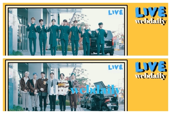 드리핀-피원하모니, MBC ‘쇼음악중심’ 출근길