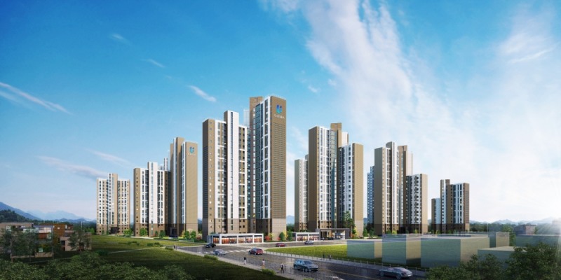 양평다문지구 반도유보라 투시도.(사진=반도건설)