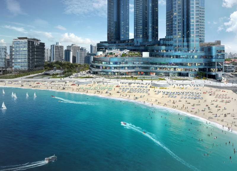 엘시티 더몰(the MALL) 조감도