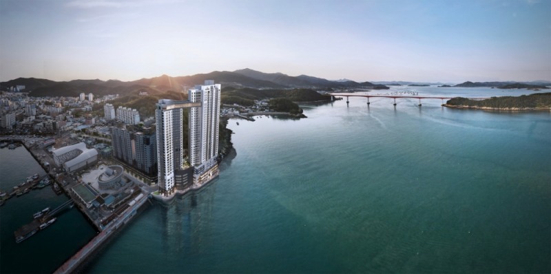 쌍용 더 플래티넘 완도 조감도.(사진=쌍용건설)