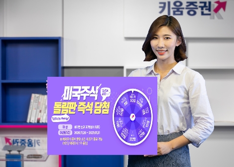 키움증권, 미국주식 돌림판 즉석 당첨 이벤트 실시