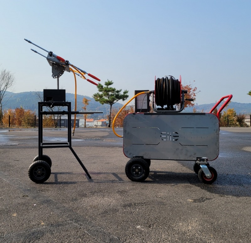 스마트 살수기.(사진=포스코건설)