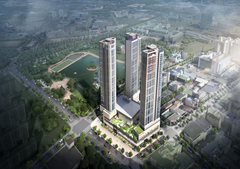 힐스테이트 첨단 조감도.(사진=현대건설)