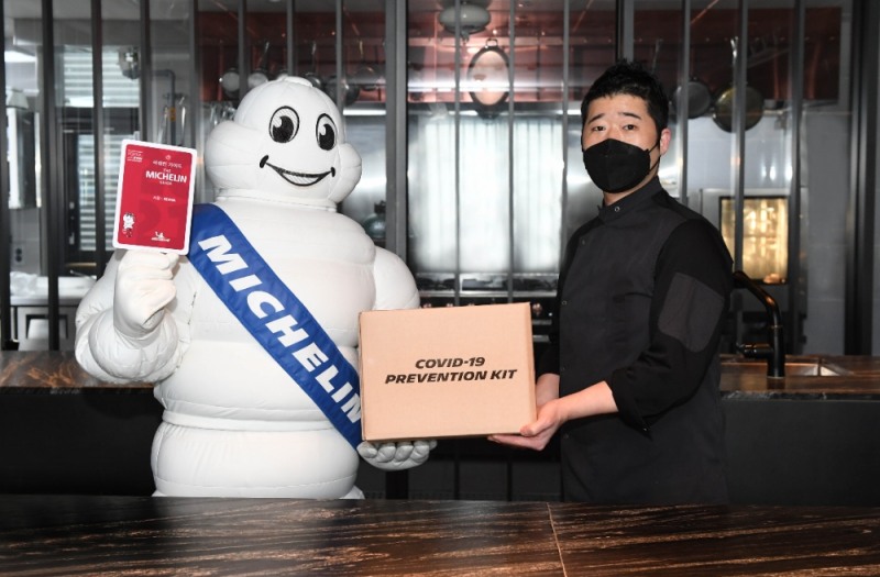 레스토랑 전달 모습.(사진=미쉐린코리아)