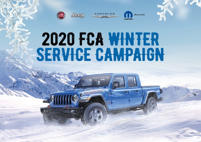FCA 코리아, ‘2020 FCA 윈터 서비스 캠페인’ 실시
