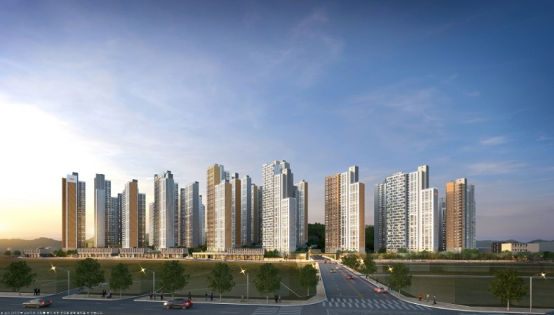 e편한세상 부평 그랑힐스 석경 투시도