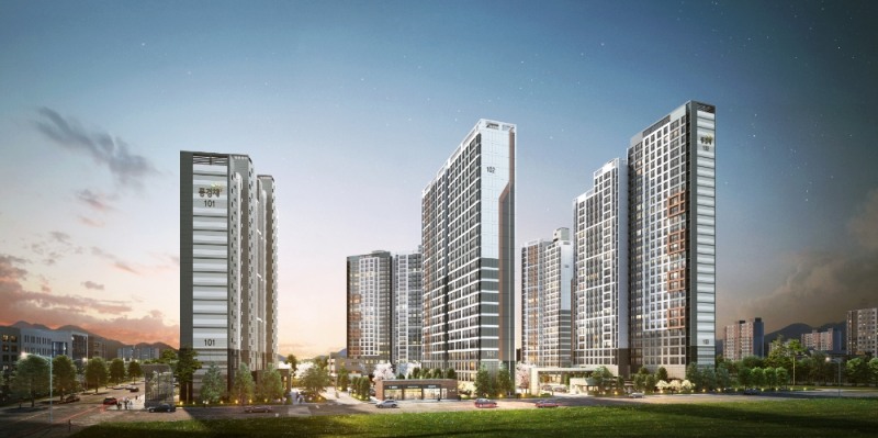 하당 제일풍경채 센트럴퍼스트 투시도