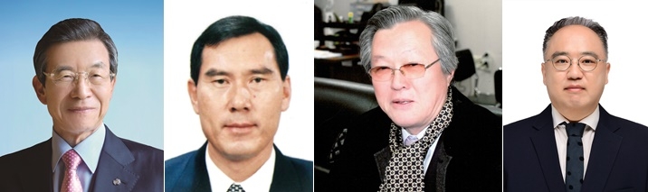 제19회 울산시민대상 수상자(사진왼쪽부터 한시준 유홍섭 박종해 전재범).(사진제공=울산시)