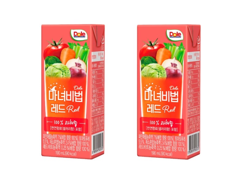 돌(Dole)코리아, 34가지 과채 담은 ‘마녀비법 레드’ 출시