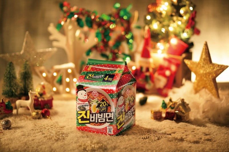 오뚜기 ‘진비빔면 크리스마스 한정판’ 출시