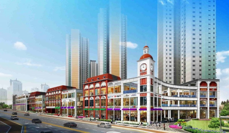 ‘대구테크노폴리스 애비뉴스완’ 상업시설 투시도