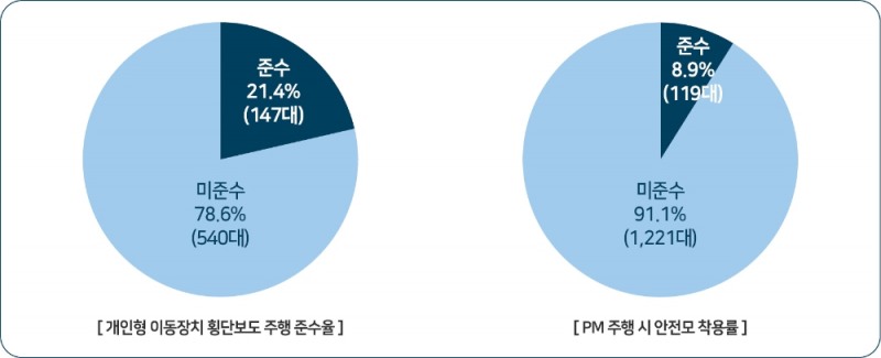 전동킥보드 이용자 60% ‘보도주행’…문제 심각