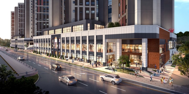 힐스에비뉴 도안 2차 전체투시도.(사진=현대엔지니어링)