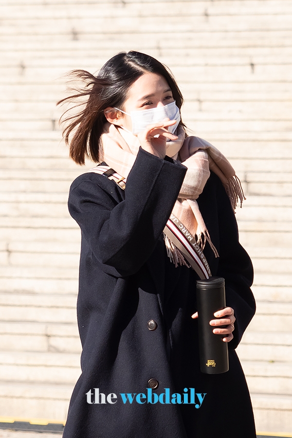 남보라, KBS 라디오 출근길 현장