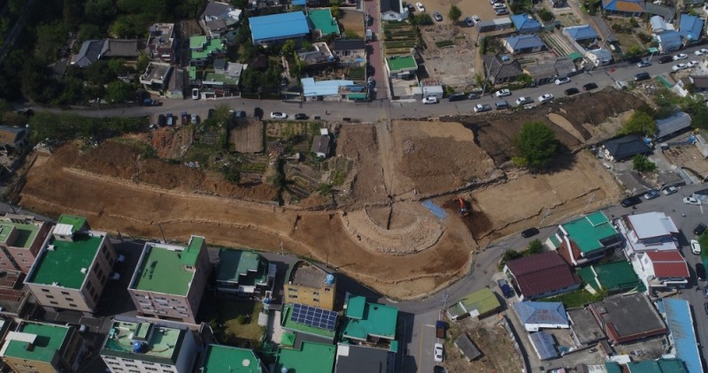 기장읍성 해자 발굴 전경.(제공=부산 기장군)