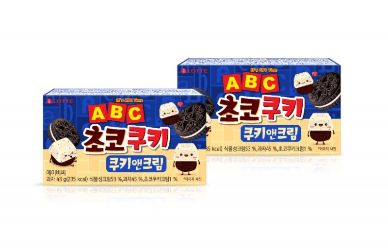 롯데제과 ‘ABC초코쿠키 쿠키앤크림’, 출시 한 달 만에 5백만 개 판매