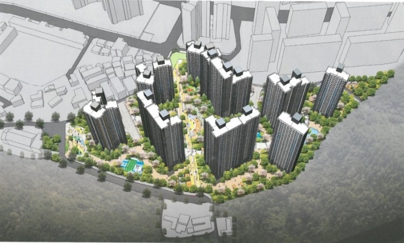 장암5구역 재개발 조감도.