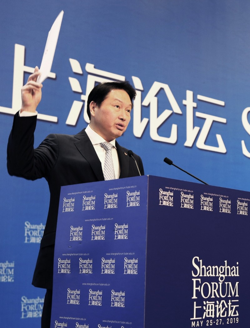 최태원 SK회장, “환경·사회 위기극복 위해 글로벌 협력 강화해야"