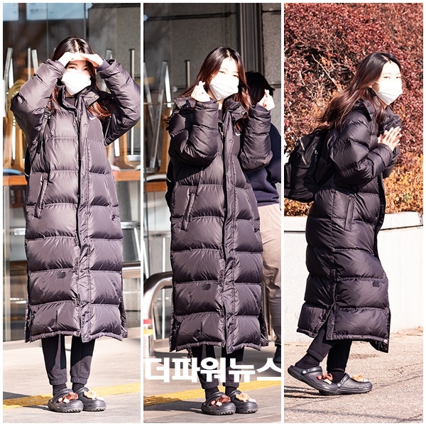 나혜미, KBS 방송국 출근길