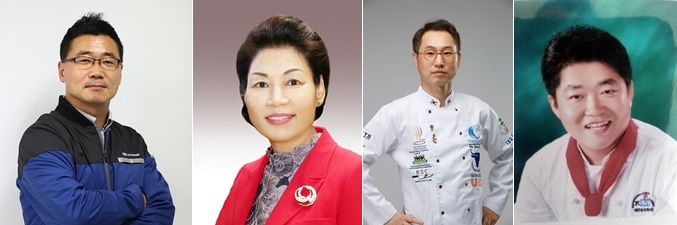 부산 최고장인 4명(사진왼쪽부터 이제훈 정두심 김봉곤 윤우섭). (사진제공=부산시)