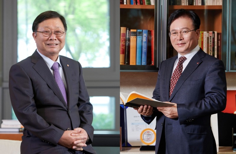 NS홈쇼핑 도상철(왼쪽), 조항목(오른쪽) 공동대표이사
