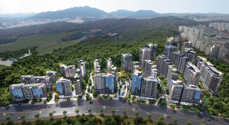 써밋 더힐 조감도.(사진=대우건설)