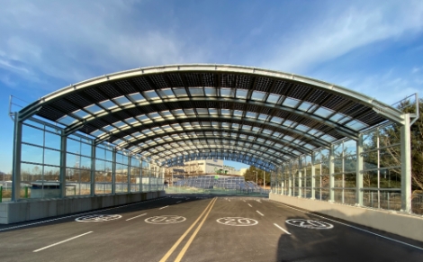 현대에너지솔루션, ‘방음터널용 양면태양광 솔루션’ 개발