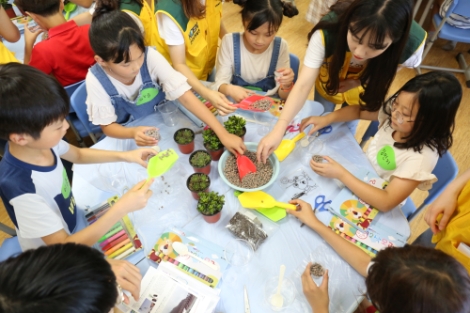 지난해 찾아가는 에너지교실 현장. 사진=남동발전