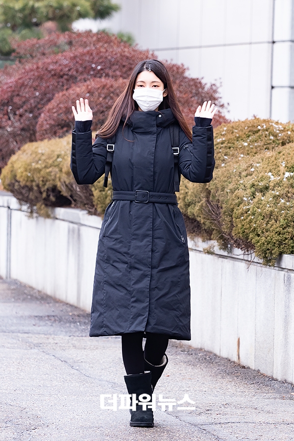 나혜미, KBS 드라마 녹화 출근길