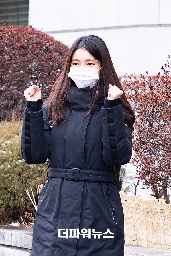 나혜미, KBS 드라마 녹화 출근길