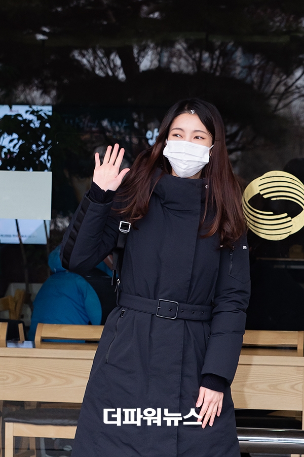 나혜미, KBS 드라마 녹화 출근길