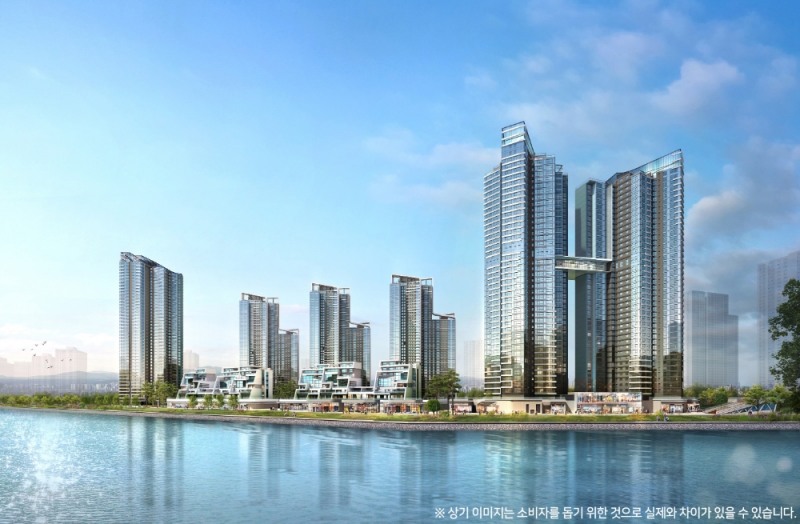 송도자이크리스탈오션 투시도.(사진=GS건설)