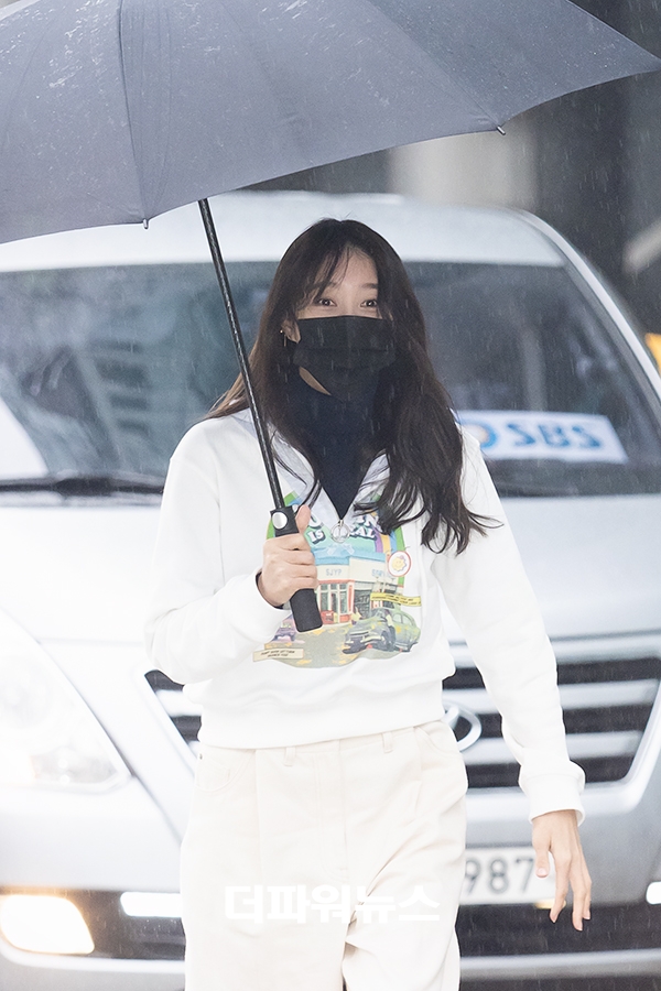 이지아, SBS 라디오 퇴근길 현장