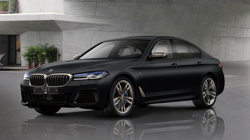 뉴 M550i xDrive 프로즌 블랙.(사진=BMW 코리아)