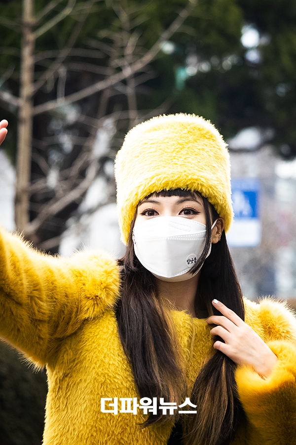 현아, KBS 출근길 현장