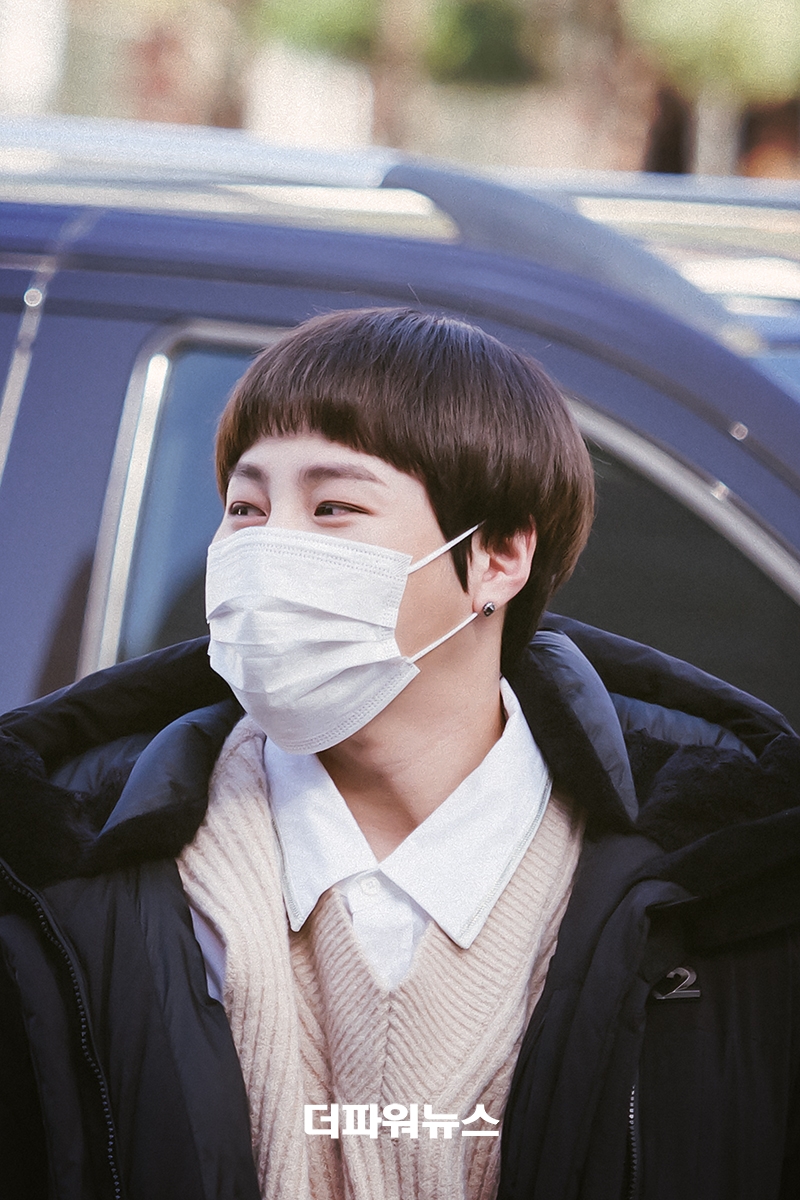 하성운, KBS 트롯 전국체전 출근길 현장