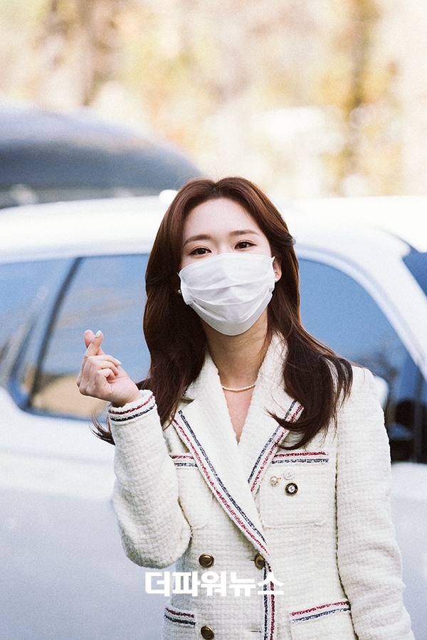 조이현, KBS 트롯 전국체전 출근길 현장