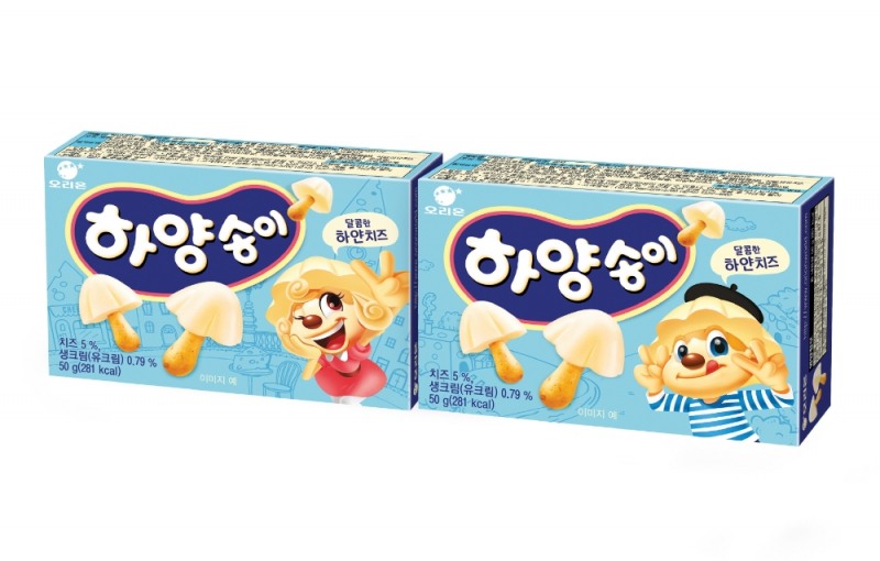 오리온 ‘하양송이’, 출시 한 달 만에 100만 개 판매 돌파