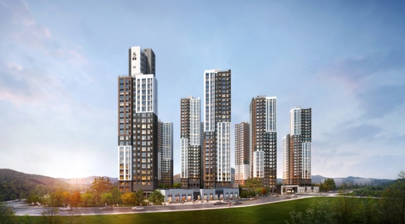 안산 중흥S-클래스 더퍼스트 투시도.(사진=중흥토건)