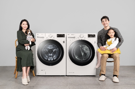 LG전자, 펫케어 탑재한 트롬 세탁기·건조기 출시