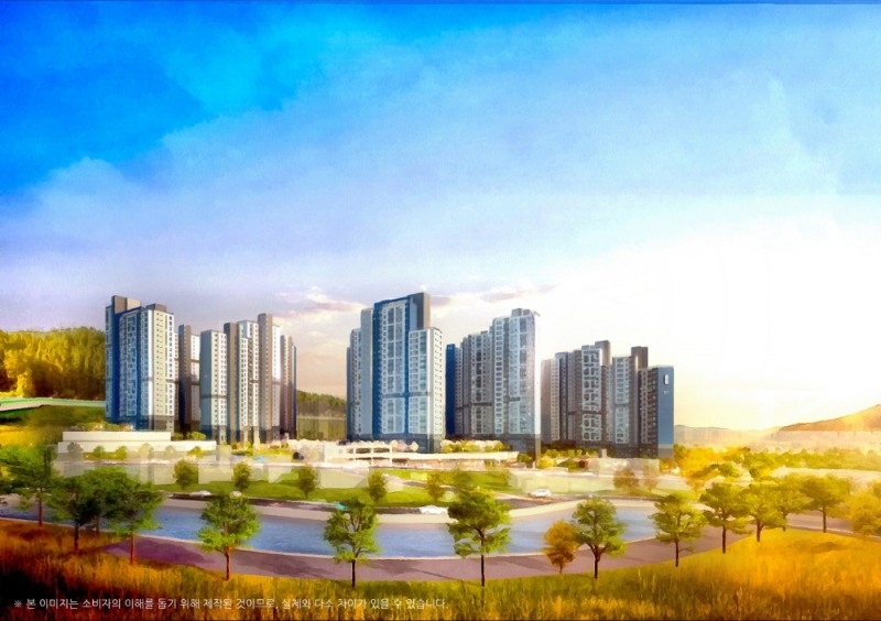 포스코건설 더샵 거제디클리브 투시도.(사진=포스코건설)