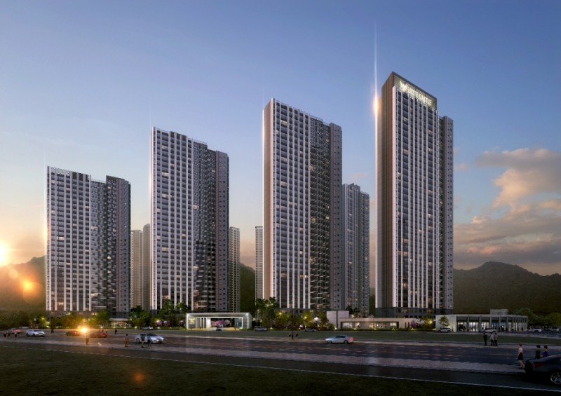 양덕4구역 재개발사업 조감도.(사진=롯데건설)