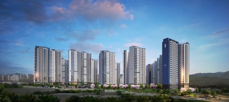 더샵 오포센트리체 투시도.(사진=포스코건설)