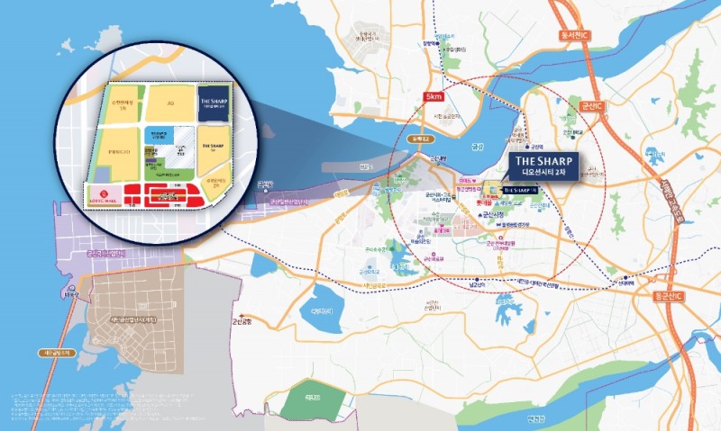 더샵 디오션시티 2차 위치도.(사진=포스코건설)